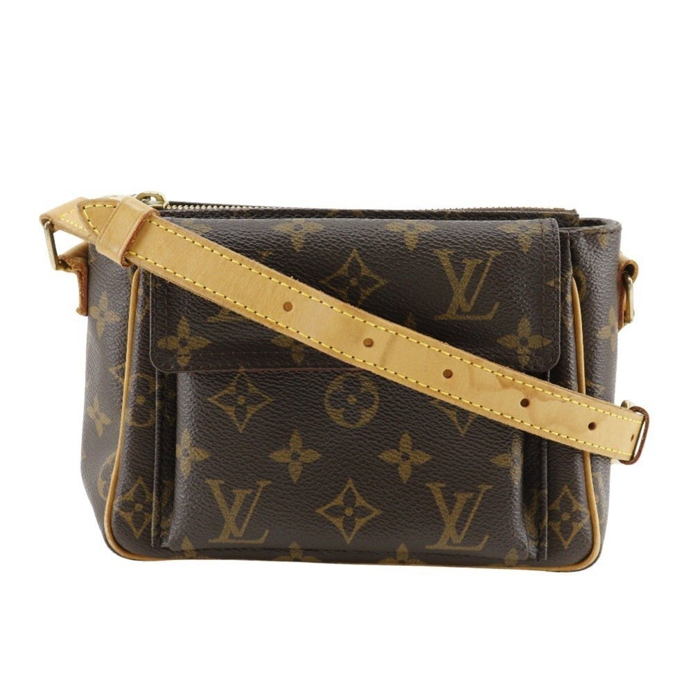 LOUIS VUITTON Brown Monogram Canvas Shoulder Bag